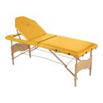 3 Zones Portable Massage Table Beauty Couch Bed Yellow incl. Bag Pic:3