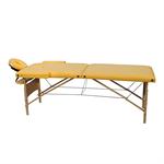 2 Zones Portable Massage Therapy Table Bed Yellow Couch + Bag Pic:3