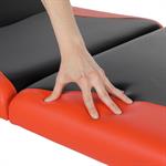 Aluminium 3 zones Mobile Portable Massage Table Couch Sofa Black/Orange + Bag Pic:9