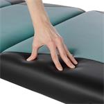 Aluminium 3 zones Mobile Portable Massage Table Couch Sofa Black/Turquoise + Bag Pic:7