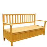 Wooden Outdoor Chest Bench Garden/Patio Furniture Storage Box Seater Pic:6