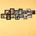 14 Photos Picture Frames Gallery Photo Frame Wooden Collage Black 10x15 Wall