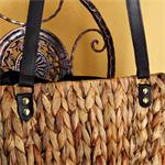 Women&rsquo;s Shopping Basket Shoulder Bag Shopper Satchel Hand Made Woven Sea Grass Pic:2