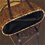 Women&rsquo;s Shopping Basket Shoulder Bag Shopper Satchel Hand Made Woven Sea Grass Pic:3