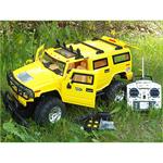 XXL 72cm RC Hummer yellow Light + Sound Effects 1:6 Jeep Truck Remote Control