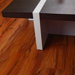 Coffee Table Side Table Glass Table in White Black Brown Pic:2