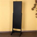 Jewellry Armoire Mirror Cabinet Jewels Box Standing Bedroom Mirror Earring Chest Pic:6