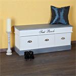 Bench Chest of Drawers Dresser Apothecary Cabinet Shabby Chic Style Shoe Cabinet