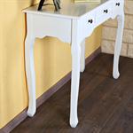 Country Style Sideboard Console Secretary Desk Vanity Antique-like White Dresser Pic:1