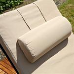 Rattan Sun Lounger Adjustable Garden Furniture Sunbed Wicker Polyrattan Black Pic:3