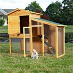 Rabbit Hutch Rabbits Stall Shed Animal Cage Rodent Bunny House Bunnies Pic:1