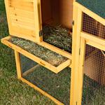 Rabbit Hutch Rabbits Stall Shed Animal Cage Rodent Bunny House Bunnies Pic:3