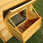 214cm Chicken Coop Henhouse Rabbit Hutch Stall Chickens Stall Animal Cage Pic:2