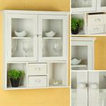 Display Cabinet Display Case Vitrine Rack Wall Cabinet Country Style