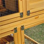 XXL Rabbit Cage Hutch Outdoor Pen Open-Air Enclosure Cage Rodent Stall Animal Pic:5