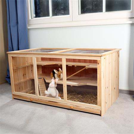Villa Hamster Rodent House Mouse Habitat Small Animal Rat Cage Wood
