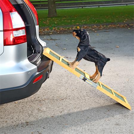 Pet Dog Ramp Step Stairs Car Auto Folding Telescopic Animals Assisted Entry
