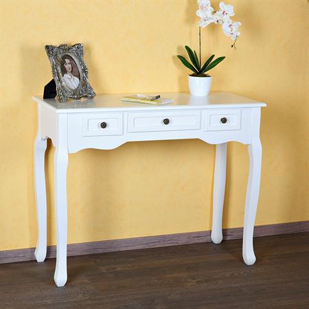 Country Style Sideboard Console Secretary Desk Vanity Antique-like White Dresser
