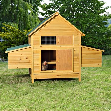 XXL Chicken Coop Henhouse Rabbit Cage Hutch Chickens Shed Animal Stall